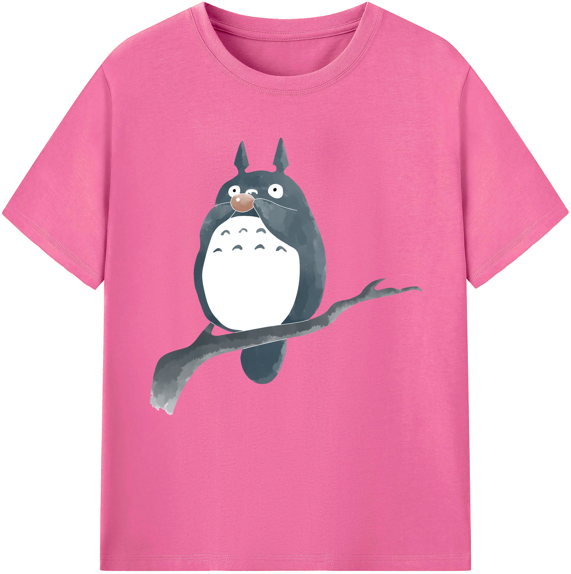 （画像用） となりのトトロ 草壁メイ 草壁サツキ My Neighbor Totoro Satsuki Kusakabe Mei Kusakabe レディースカジュアルプリントTシャツ（綿100％）